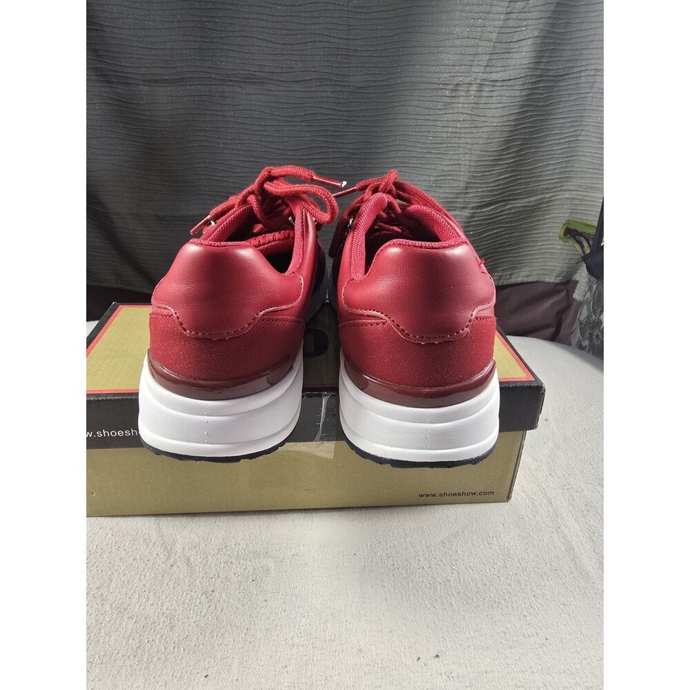 TOMMY HILFIGER RHENA RED WOMENS SNEAKER TWRHENA RED Sz 6 - Picture 4 of 15